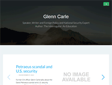 Tablet Screenshot of glenncarle.com